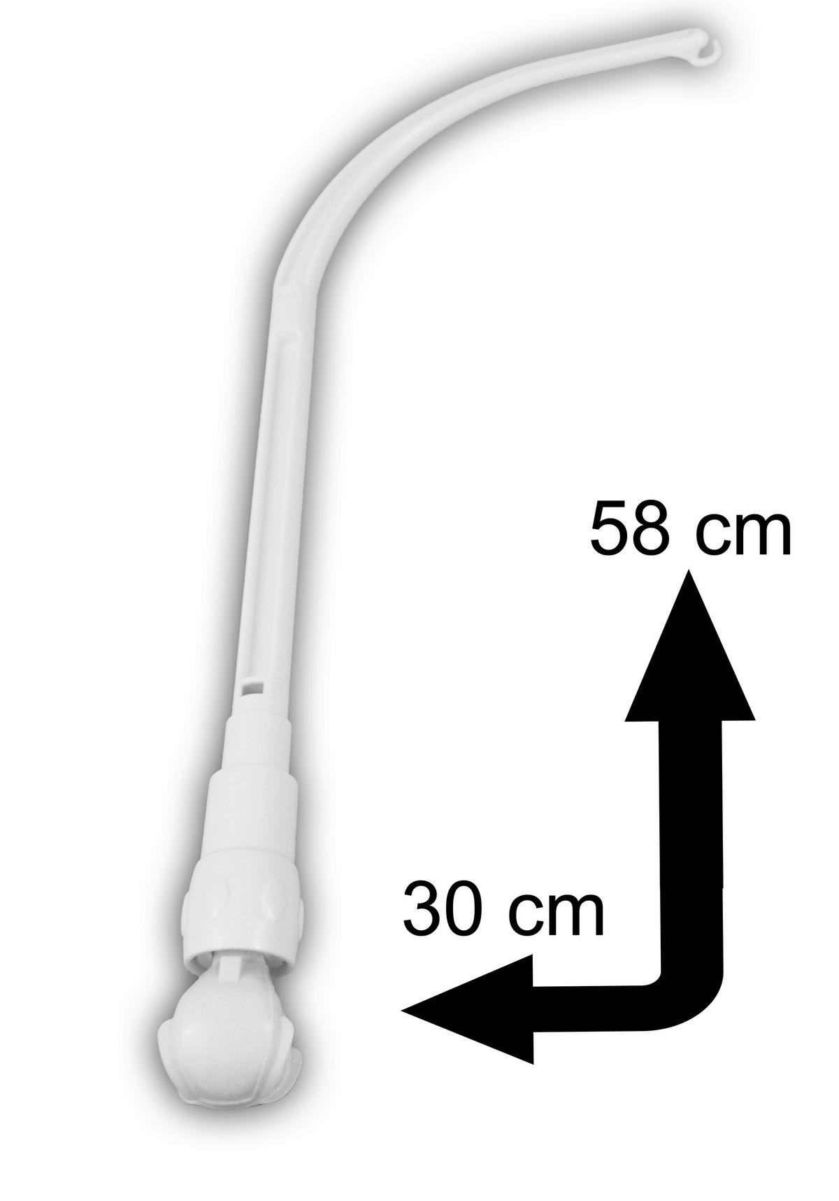 Niermann Mobilehalter für Rundstab B/H/L: ca. 11x6x35 cm für Rundstab - (35,00/11,00/6,00cm) - Niermann