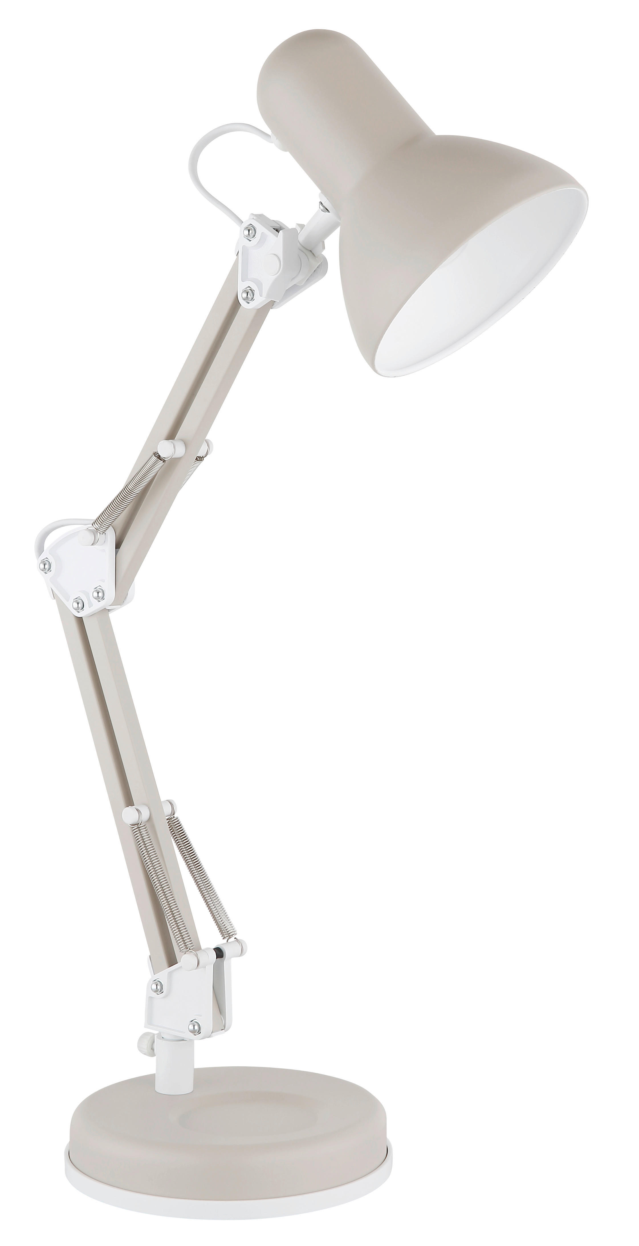 GLOBO Tischleuchte sand Metall B/H/D: ca. 40x59x15 cm E27 1 Brennstellen Tischleuchte_Famous - sand (15,00/59,00cm) - GLOBO