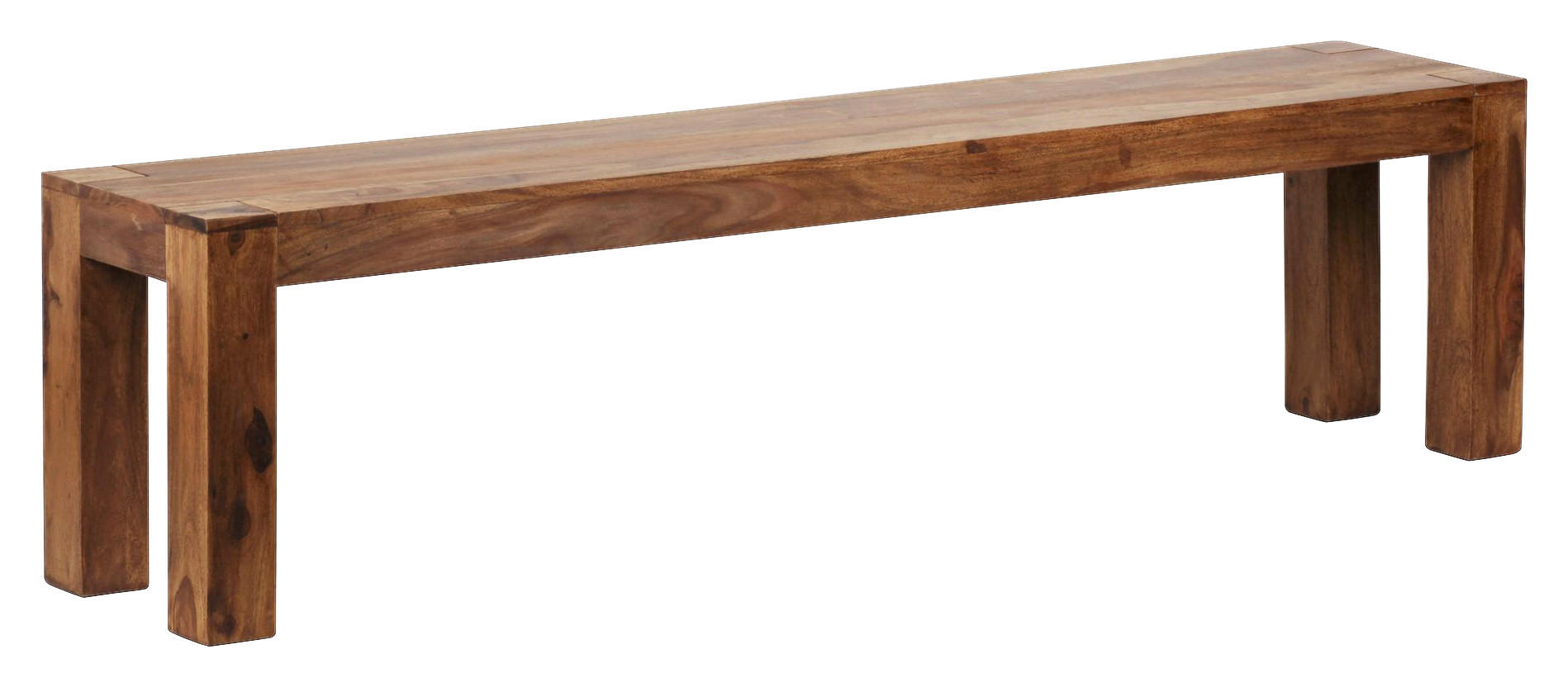 Sitzbank natur Echtholz B/H/T: ca. 180x45x35 cm Sitzbank - natur (180,00/45,00/35,00cm) - Wohnling