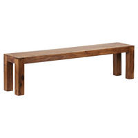 Sitzbank natur Echtholz B/H/T: ca. 180x45x35 cm Sitzbank - natur (180,00/45,00/35,00cm) - Wohnling
