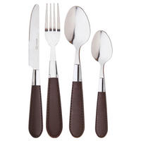 RENBERG Besteckset Brinny brown braun Edelstahl 24 tlg. Brinny brown - braun - RENBERG