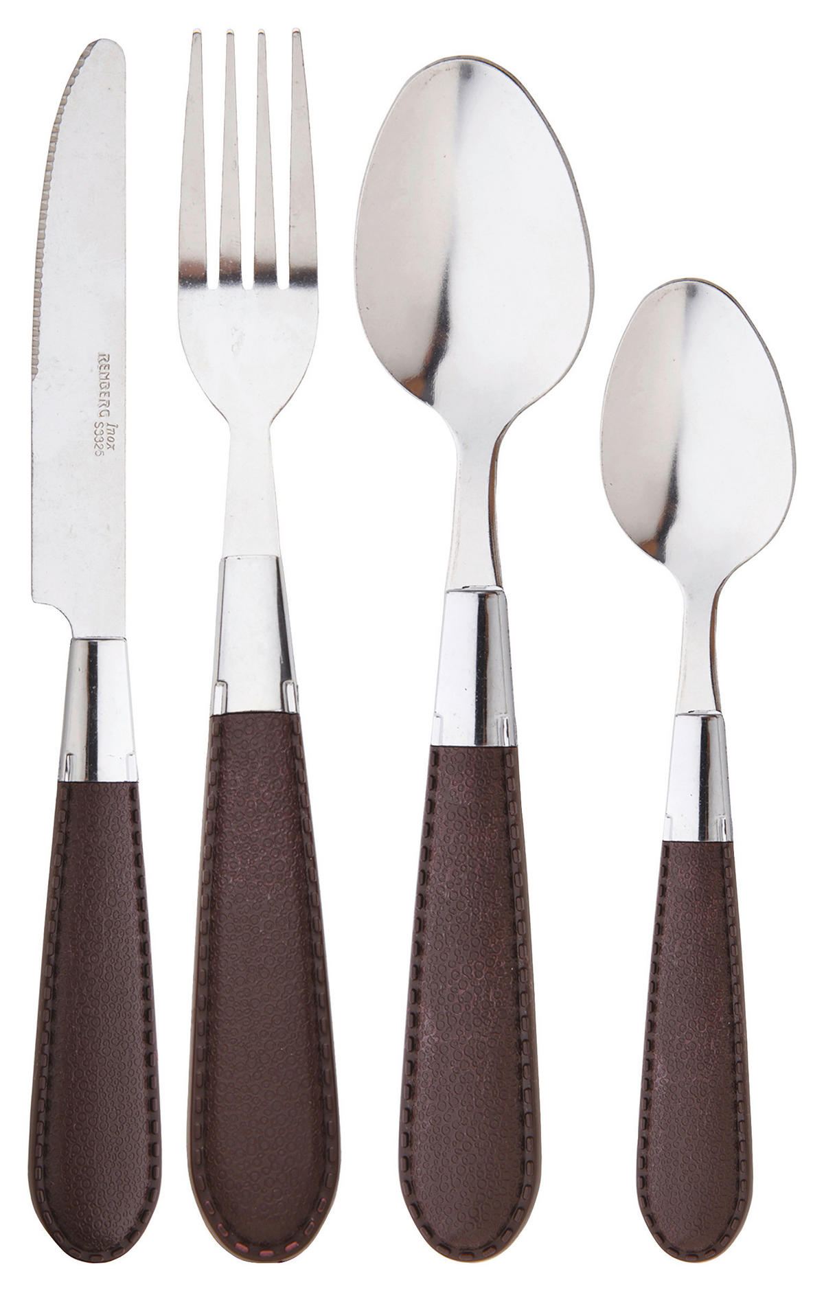 RENBERG Besteckset Brinny brown braun Edelstahl 24 tlg. Brinny brown - braun - RENBERG