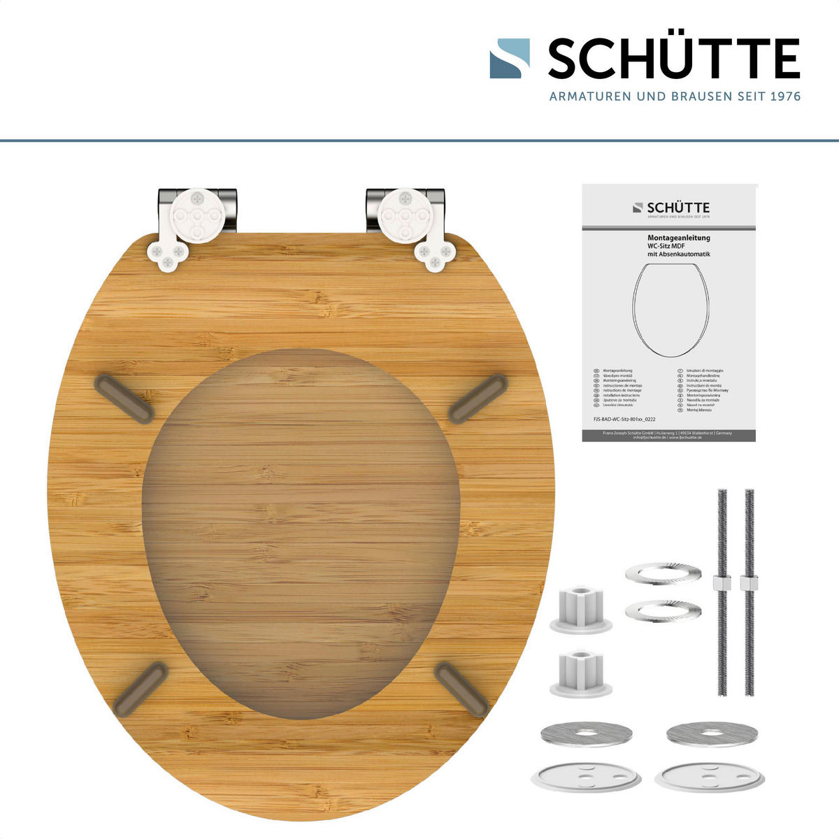 WC-Sitz DONT HURRY MDF B/H/T: ca. 43,5x5,5x37,5 cm DONT HURRY - (43,50/5,50/37,50cm) - SCHÜTTE