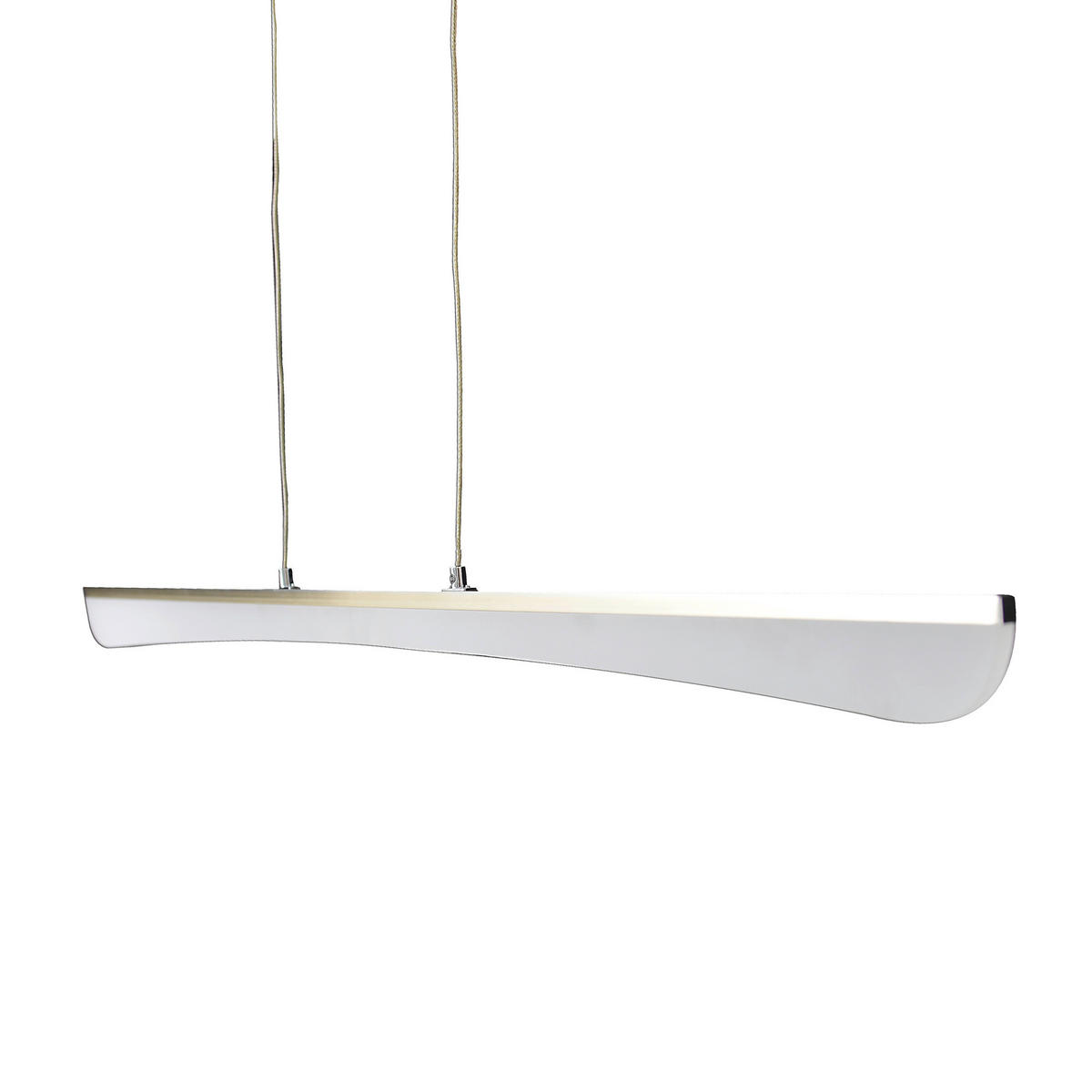 Näve Leuchten Pendelleuchte 7057442 Chrom Kunststoff Metall B/H/T: ca. 100x150x8 cm null 1 Brennstellen Bones - Chrom (100,00/150,00/8,00cm) - Näve Leuchten