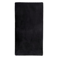 Kayoom Kurzflorteppich Badematte Rabbit Light 125 dunkelgrau B/H/L: ca. 70x2,4x130 cm Badematte Rabbit Light 125 - dunkelgrau (130,00/70,00/2,40cm) - Kayoom