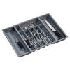 Kesper Besteckkasten grau Kunststoff B/H/T: ca. 29x6,5x38 cm Besteckkasten - grau (29,00/6,50/38,00cm) - Kesper