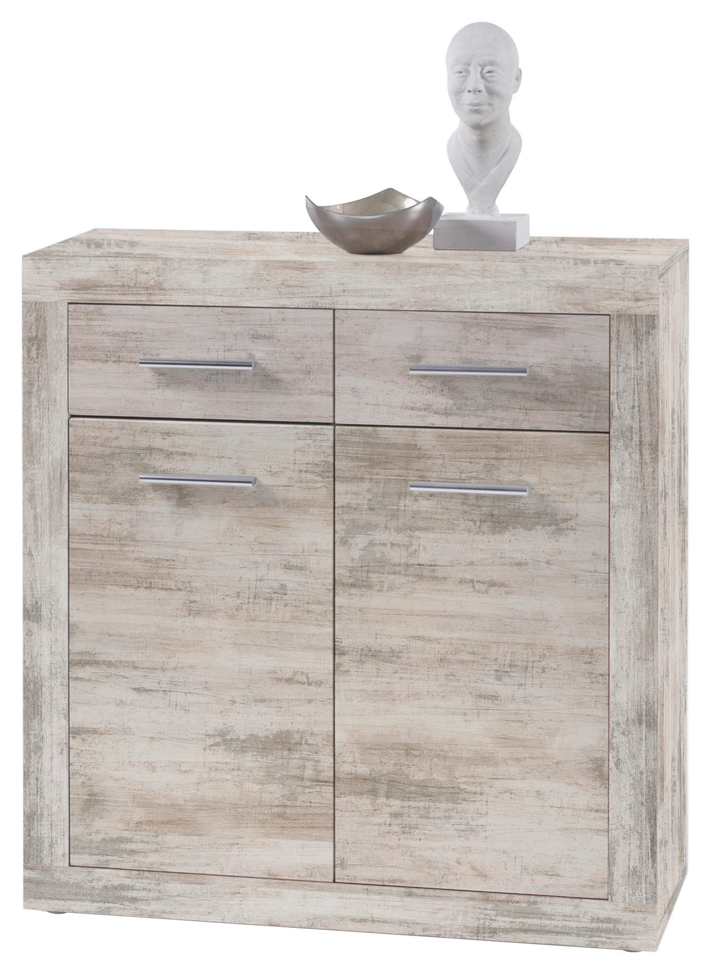 Kommode Lake 1 Eiche Antik Nachbildung B/H/T: ca. 82x88x37 cm Lake 1 - Eiche (82,00/88,00/37,00cm)