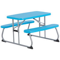 Lifetime Picknickgarnitur Kids blau Kunststoff B/H/L: ca. 90x53x83 cm Kids - blau (83,00/90,00/53,00cm) - Lifetime