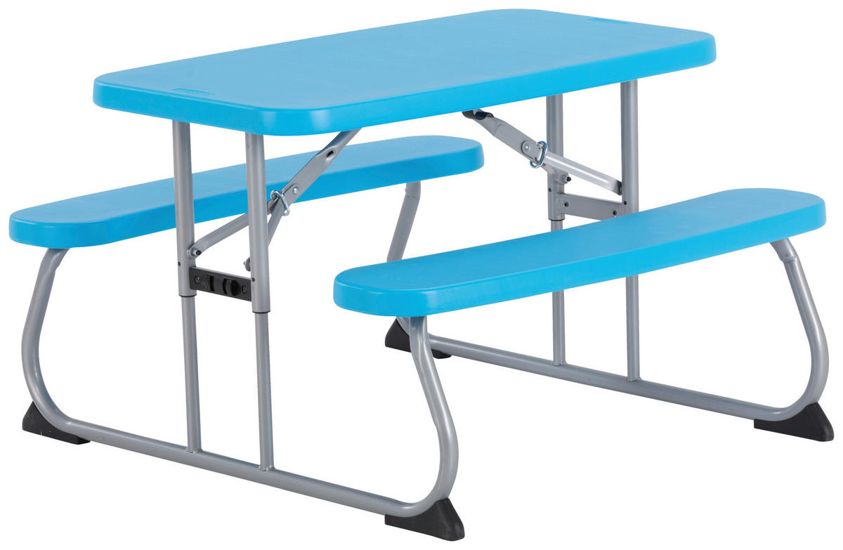Lifetime Picknickgarnitur Kids blau Kunststoff B/H/L: ca. 90x53x83 cm Kids - blau (83,00/90,00/53,00cm) - Lifetime