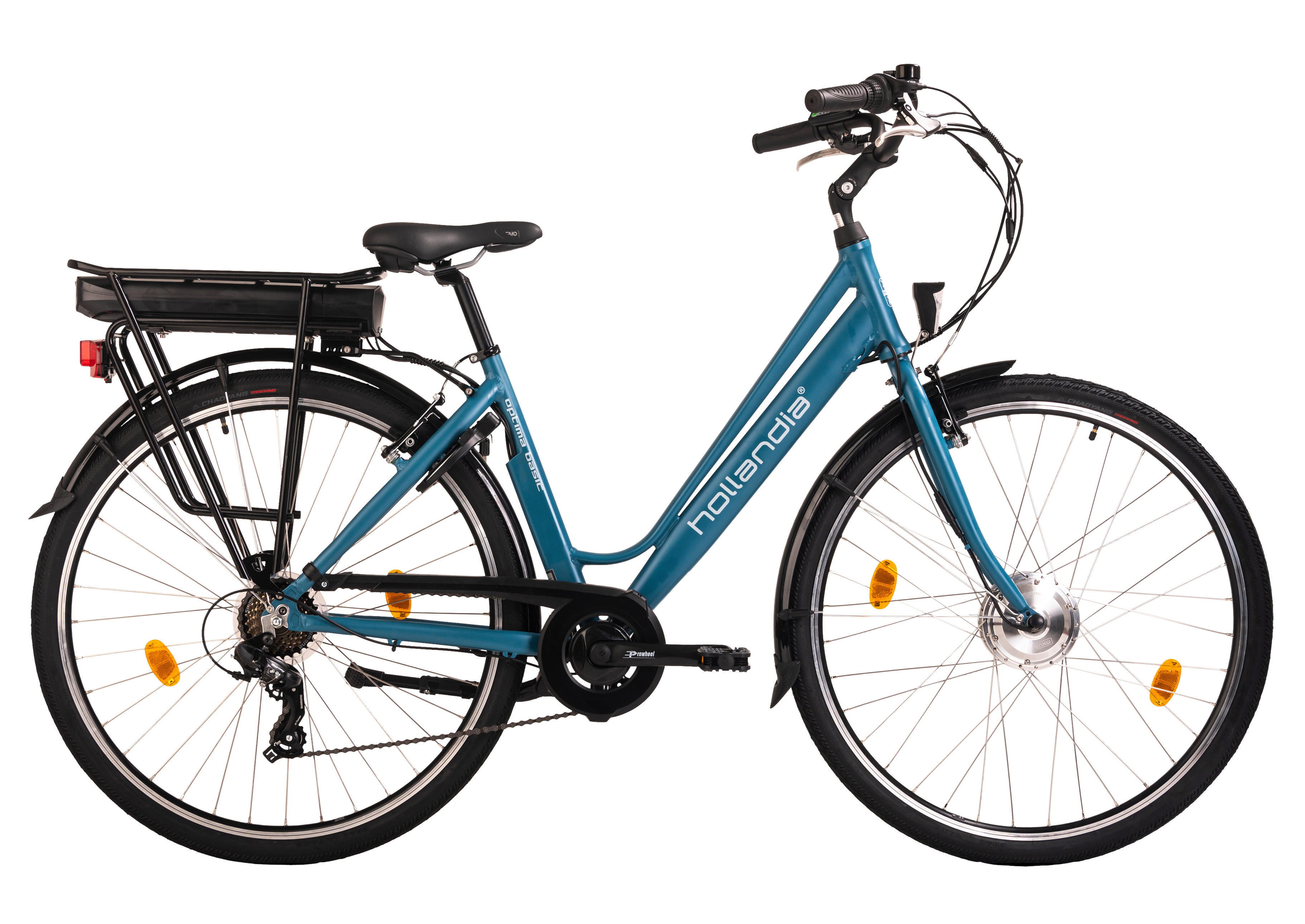 Hollandia City E-Bike Optima Basic KS188E 28 Zoll Rahmenhöhe 44 cm 7 Gänge türkis türkis ca. 250 W ca. 36 V ca. 28 Zoll Optima Basic - türkis - Hollandia