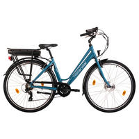 Hollandia City E-Bike Optima Basic KS188E 28 Zoll Rahmenhöhe 44 cm 7 Gänge türkis türkis ca. 250 W ca. 36 V ca. 28 Zoll Optima Basic - türkis - Hollandia