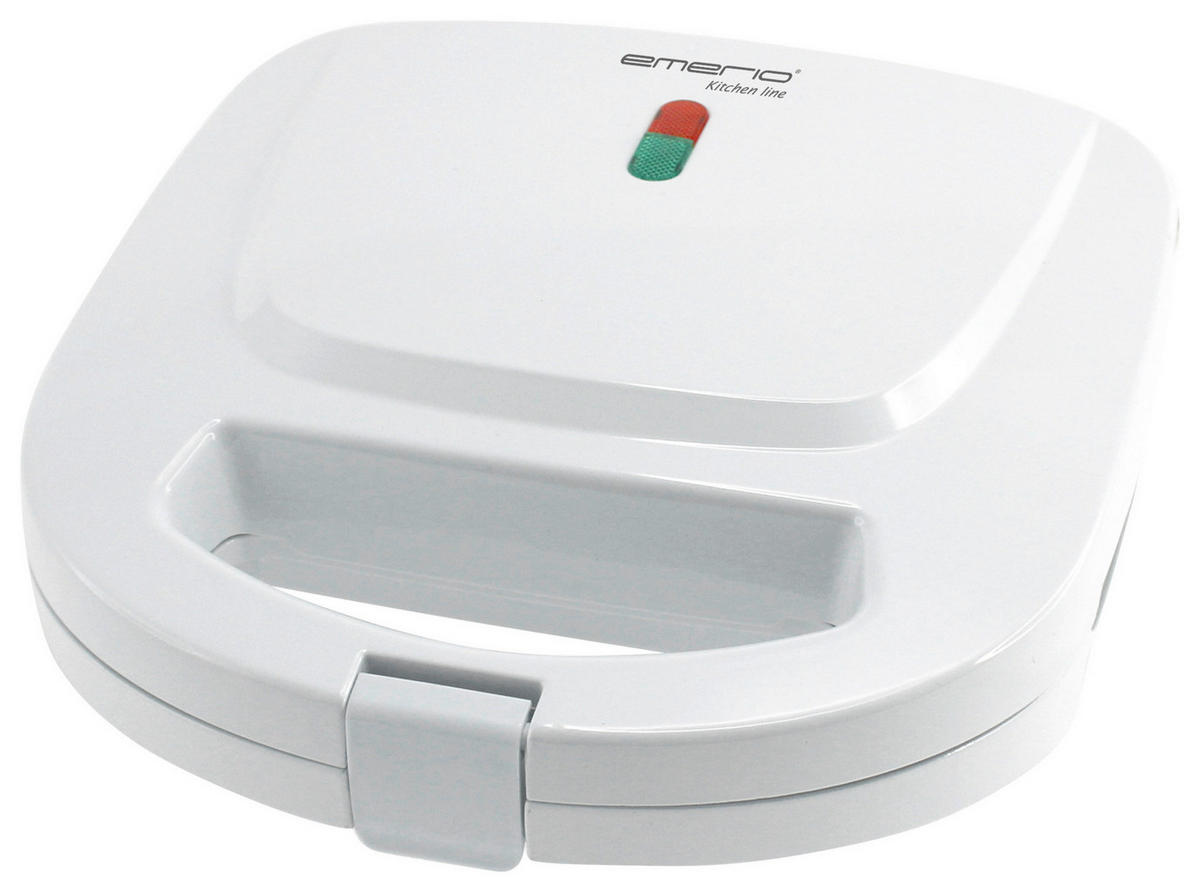 Sandwichtoaster ST-109724.16 weiß Kunststoff Metall B/H/T: ca. 24x8x22 cm Sandwichtoaster ST-109724.16 - weiß (24,00/8,00/22,00cm)