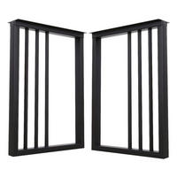 Tischgestell OS  MA29 schwarz matt pulverbeschichtet B/H: ca. 55x72 cm OS  MA29 - schwarz (55,00/72,00cm) - moebel17