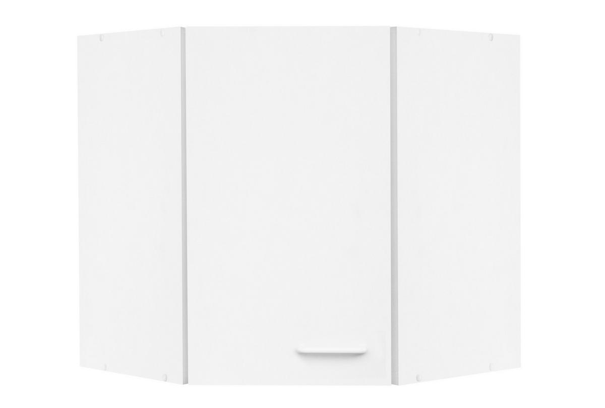 Eckhängeschrank Top weiß matt B/H/T: ca. 60x53x35 cm Top - weiß (60,00/53,00/35,00cm) - Menke