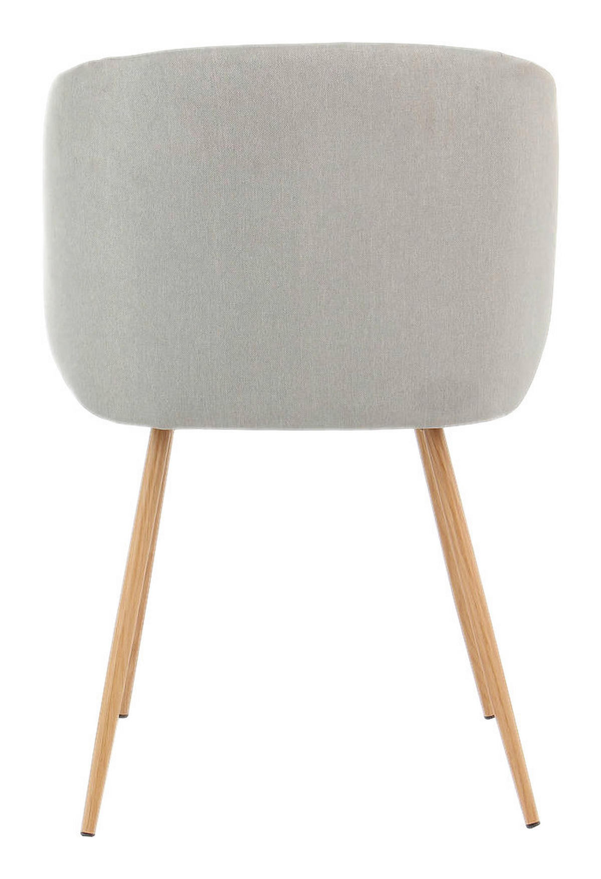 Stuhl Celina 200 2er grau Microfaser B/H/T: ca. 54x84x56 cm Celina 200 2er - Eiche/grau (54,00/84,00/56,00cm) - 360 Living