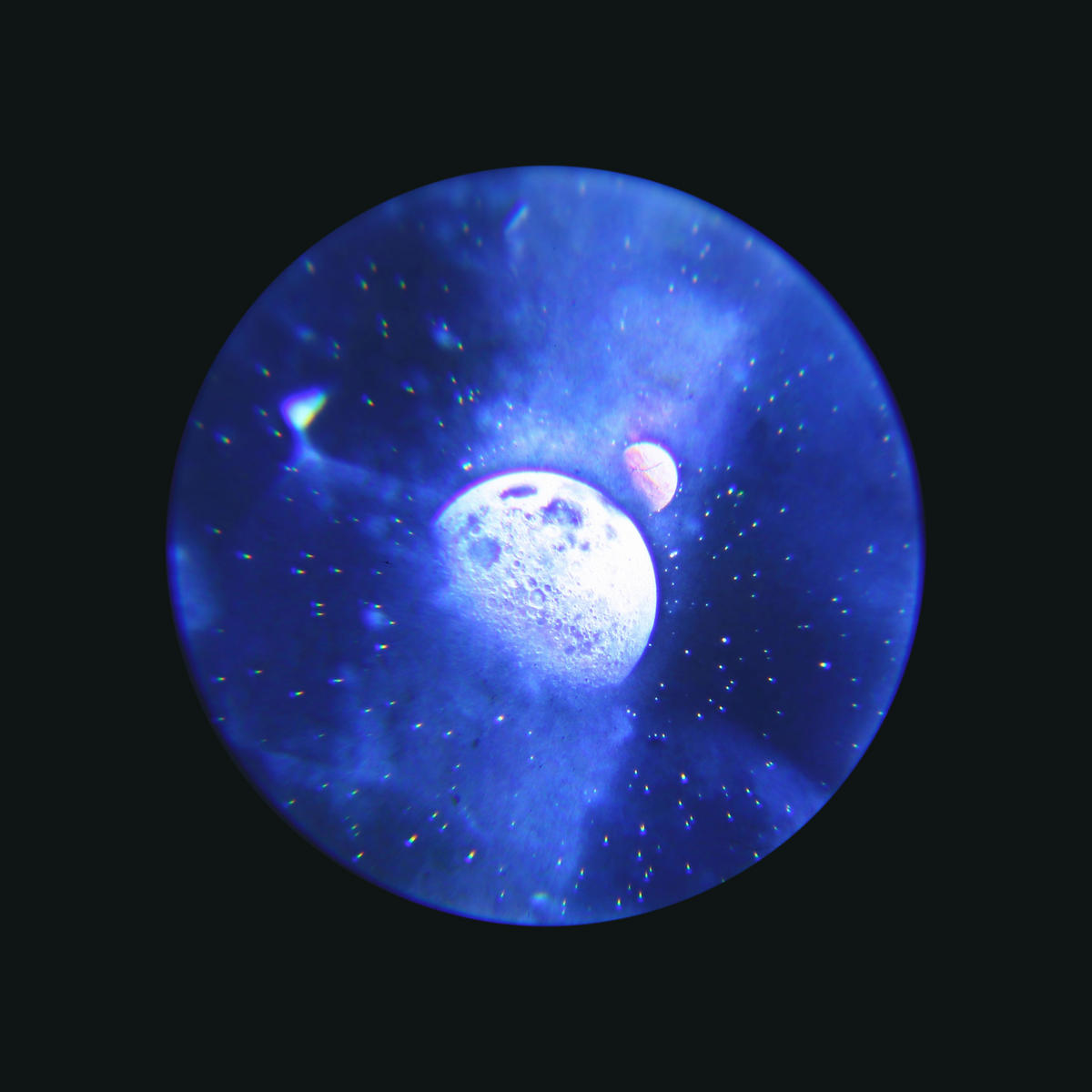 GLOBO Tischleuchte silber bunt schwarz PVC Kunststoff B/H/L: ca. 7x18,5x9,5 cm 1 Brennstellen COSMO - bunt/schwarz (9,50/7,00/18,50cm) - GLOBO