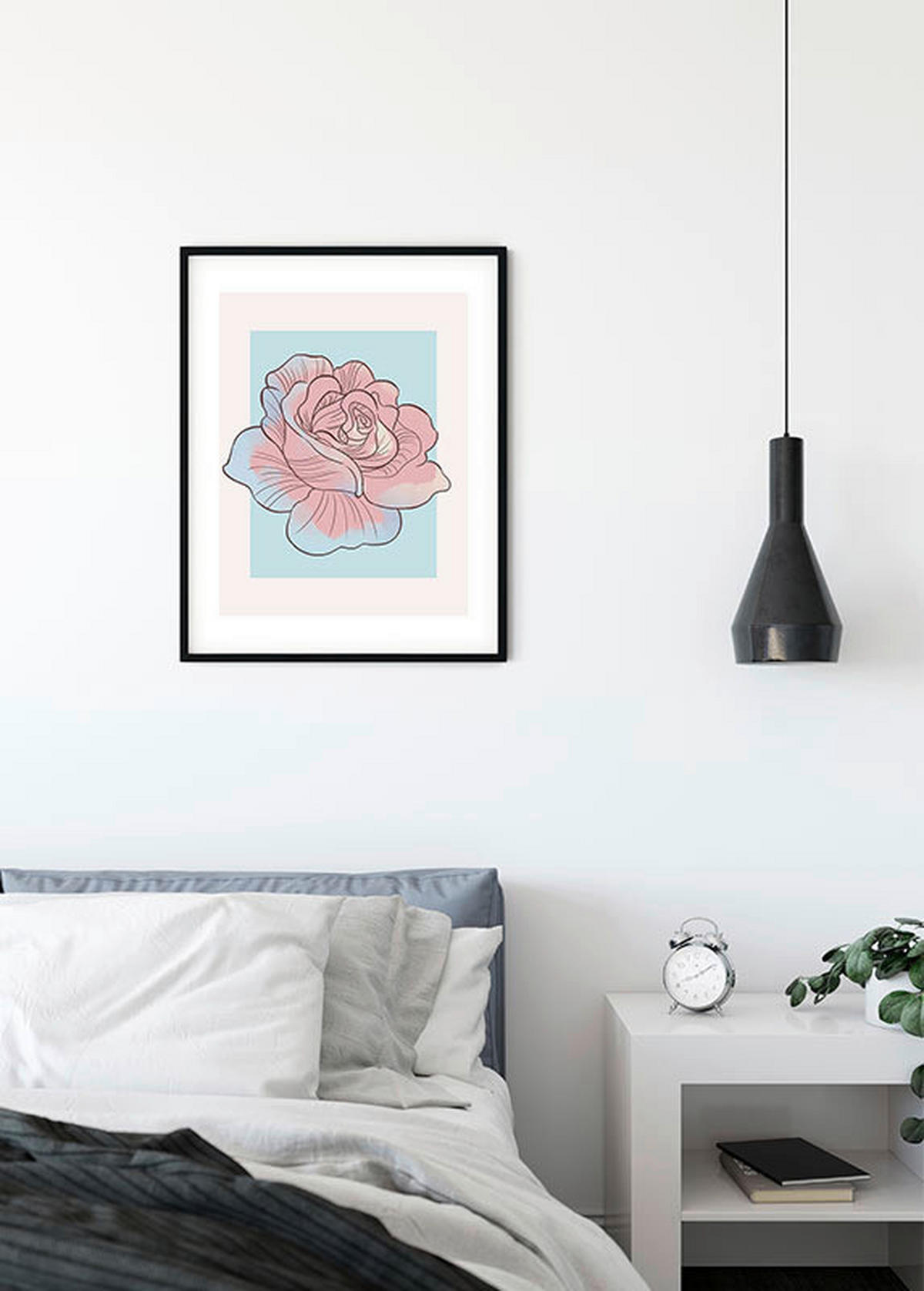 Komar Poster Cinderella Rose Disney B/L: ca. 30x40 cm Cinderella Rose - (30,00/40,00cm) - Komar