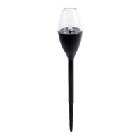 Solarleuchte schwarz H/D: ca. 37,5x6,2 cm Solarleuchte_Candle - schwarz (6,20/37,50cm) - Sensation