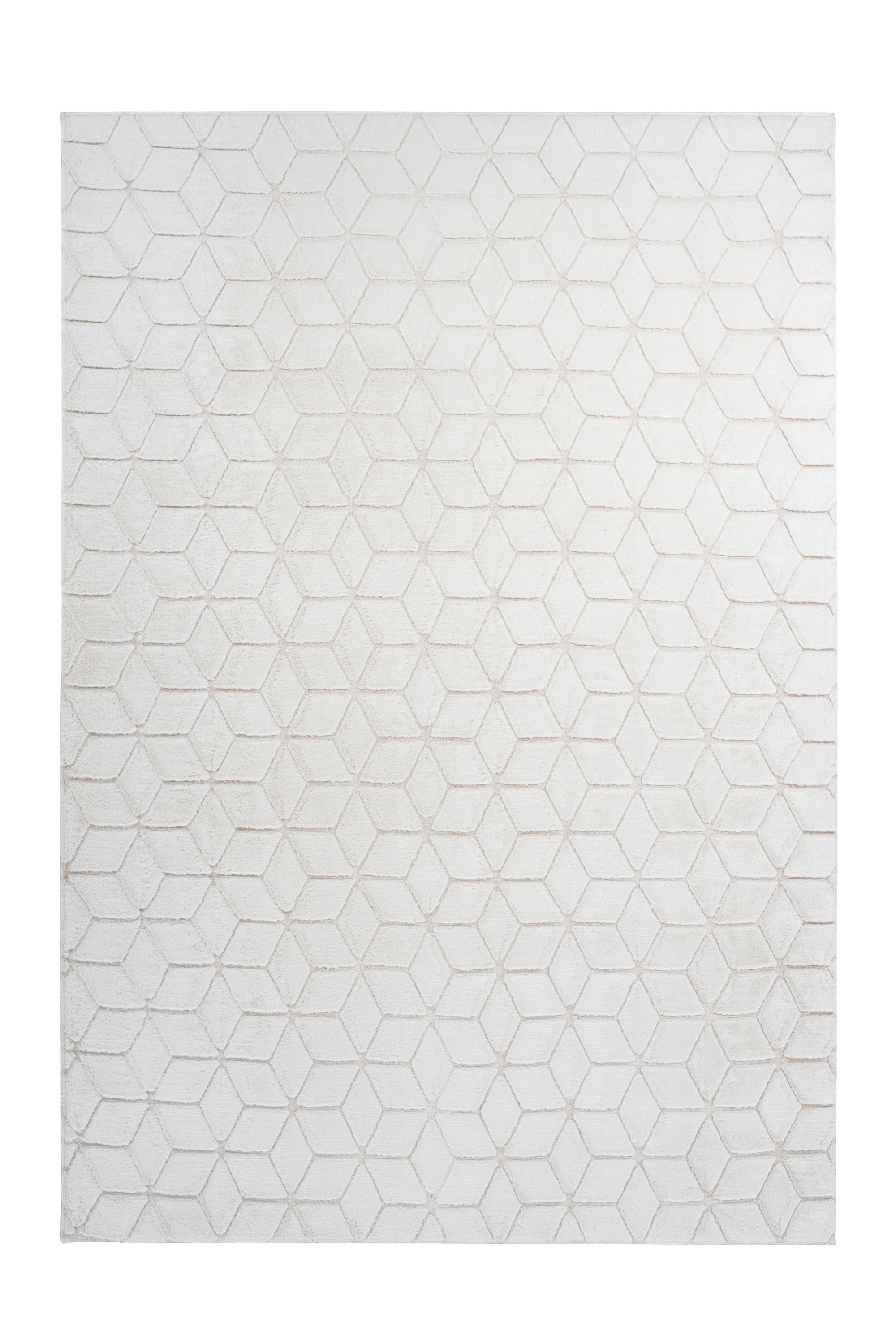 360Living Teppich Vivica weiß B/L: ca. 120x160 cm Vivica - weiß/creme (120,00/160,00cm) - 360Living
