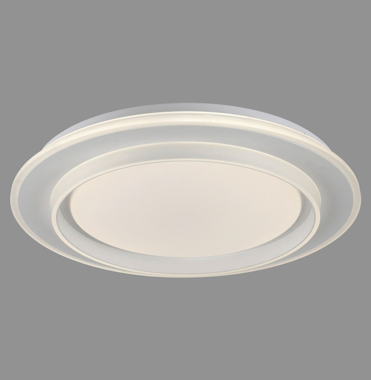 Just Light LED-Deckenleuchte weiß B/H/L: ca. 40x6x40 cm LED-Deckenleuchte_Lago - weiß (40,00/40,00/6,00cm) - Just Light