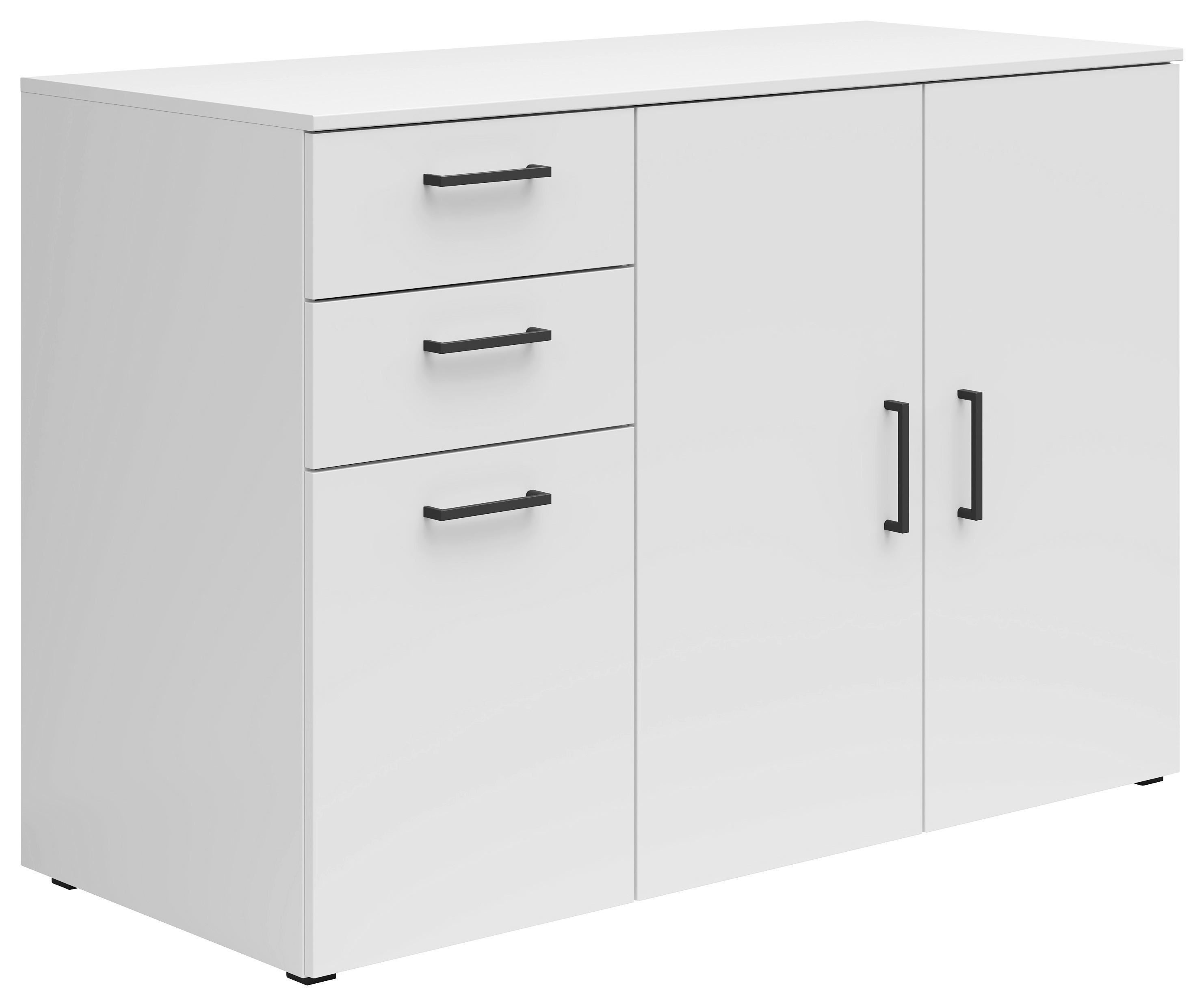 Kommode Multi-Stauraum Typ 29 weiß B/H/T: ca. 120x83x52 cm Multi-Stauraum Typ 29 - weiß (120,00/83,00/52,00cm)