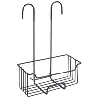 Dusch-Caddy mattschwarz Edelstahl Thermostat-Dusch-Caddy_Milo_Wenko - mattschwarz (25,00/36,00/14,00cm) - WENKO
