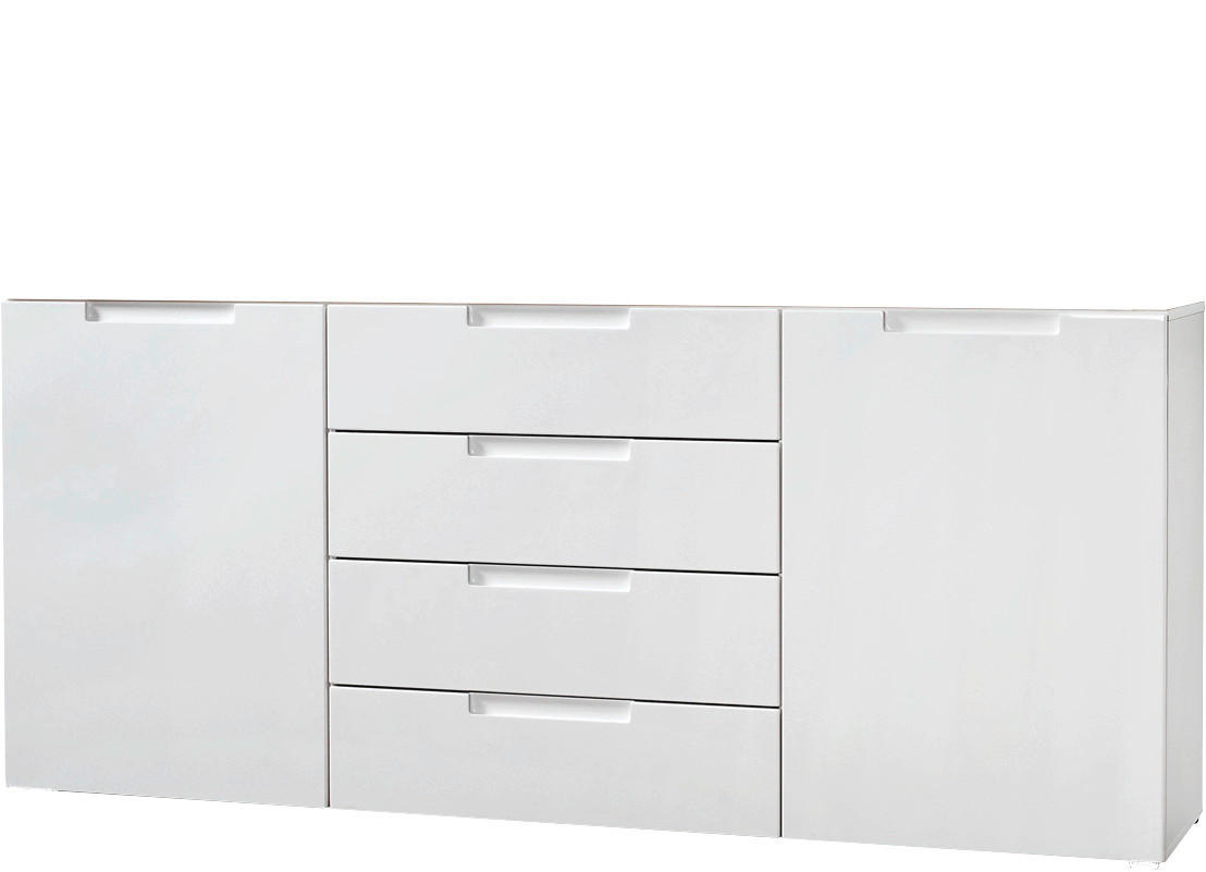 Kommode Mailand B/H/T: ca. 180x79x40 cm Mailand - weiß (180,00/79,00/40,00cm)