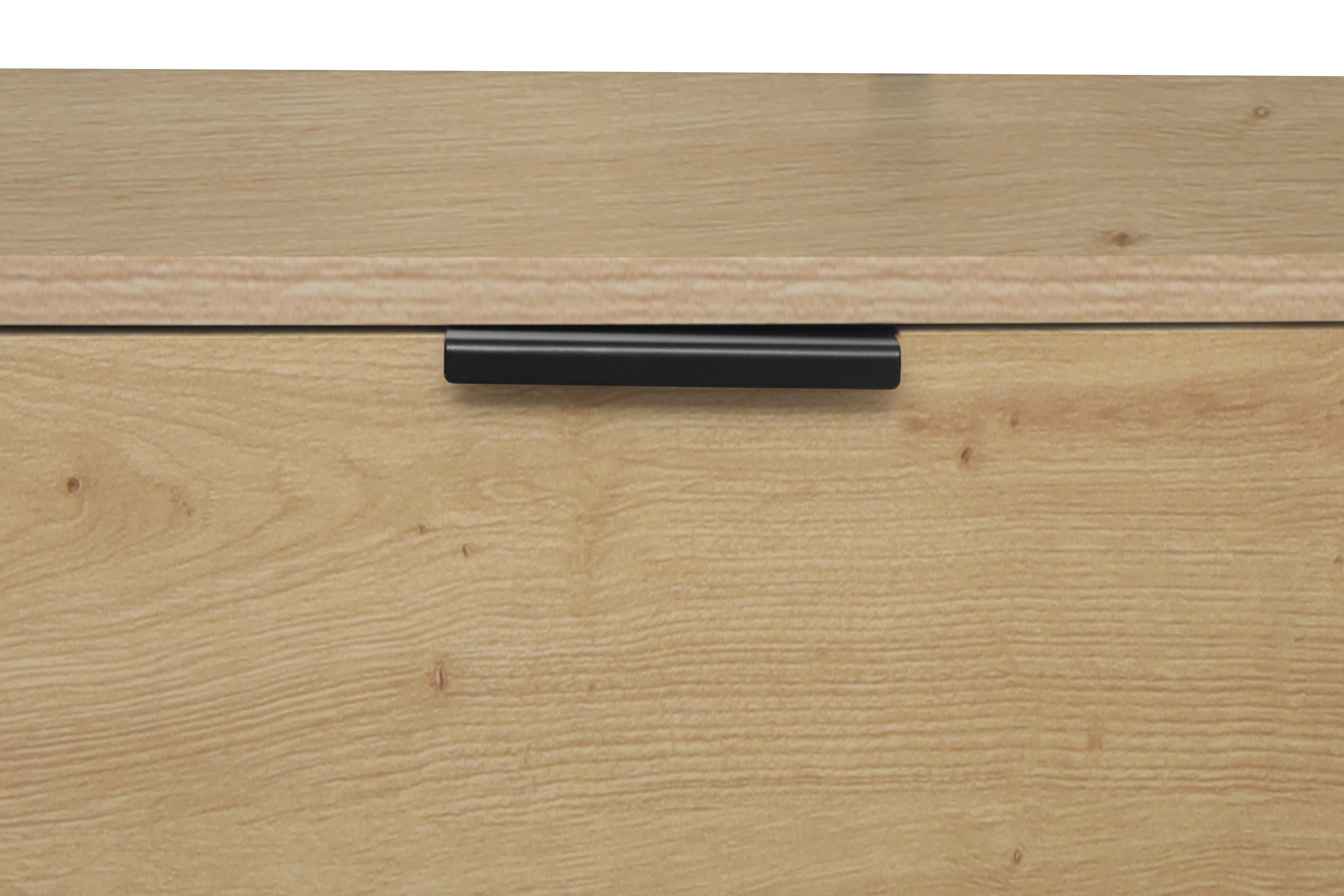 Thumbnail - Garderobe Jody Eiche Artisan Nachbildung schwarz B/H/T: ca. 85x190x47 cm