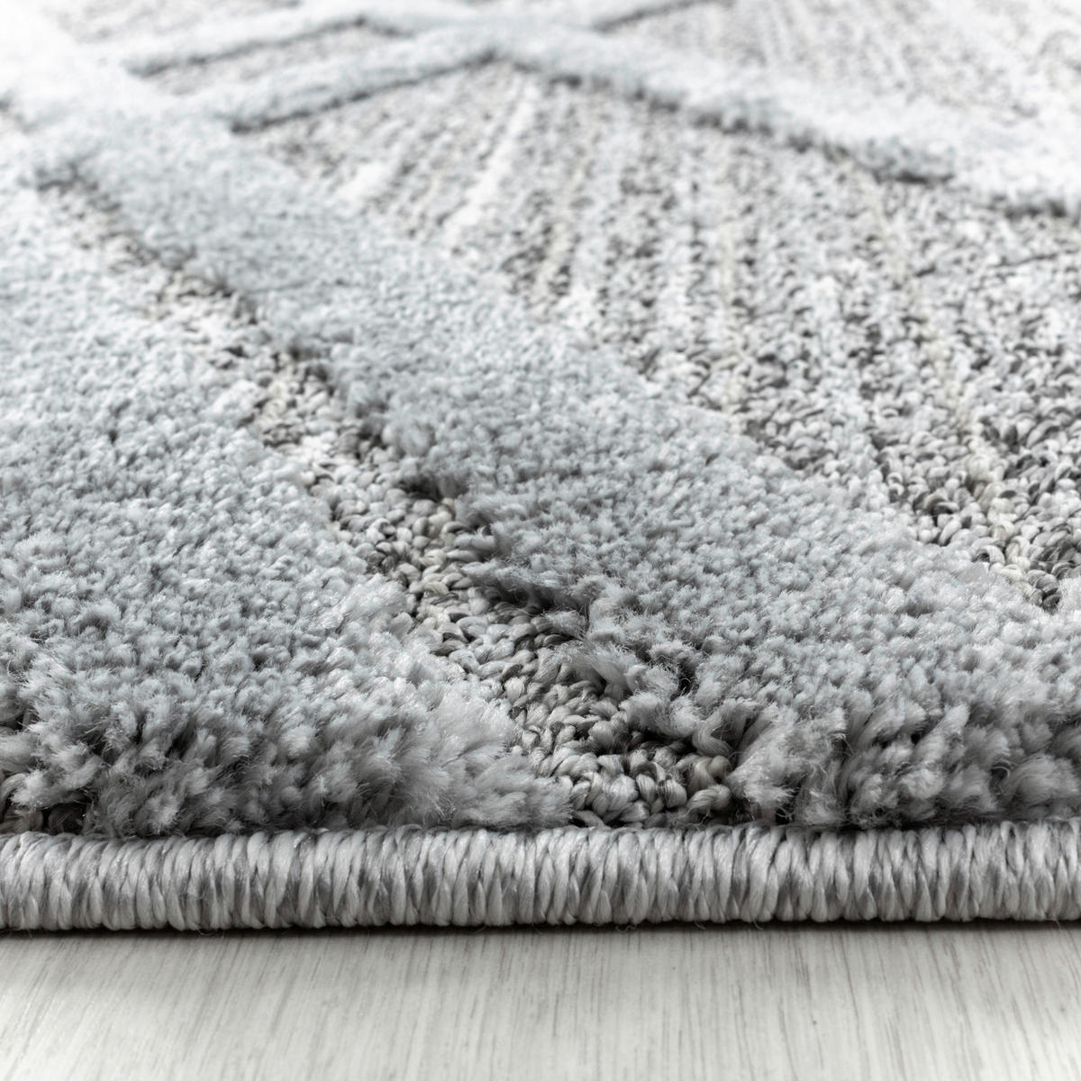 Ayyildiz Teppich PISA grau B/L: ca. 80x250 cm PISA - grau (80,00/250,00cm) - Ayyildiz