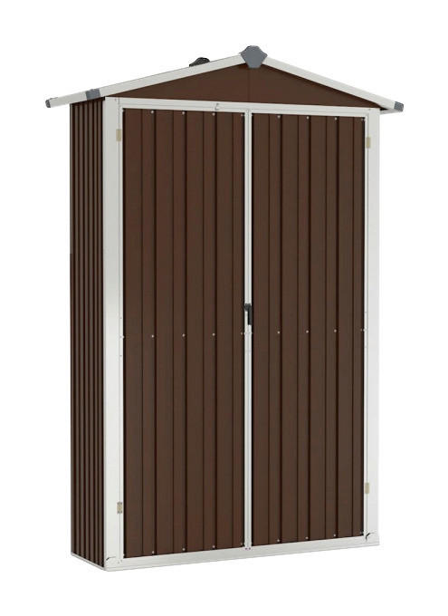 vidaXL Gerätehaus braun B/H: ca. 116x175 cm Gerätehaus - braun (116,00/175,00cm) - vidaXL