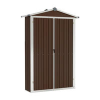 vidaXL Gerätehaus braun B/H: ca. 116x175 cm Gerätehaus - braun (116,00/175,00cm) - vidaXL