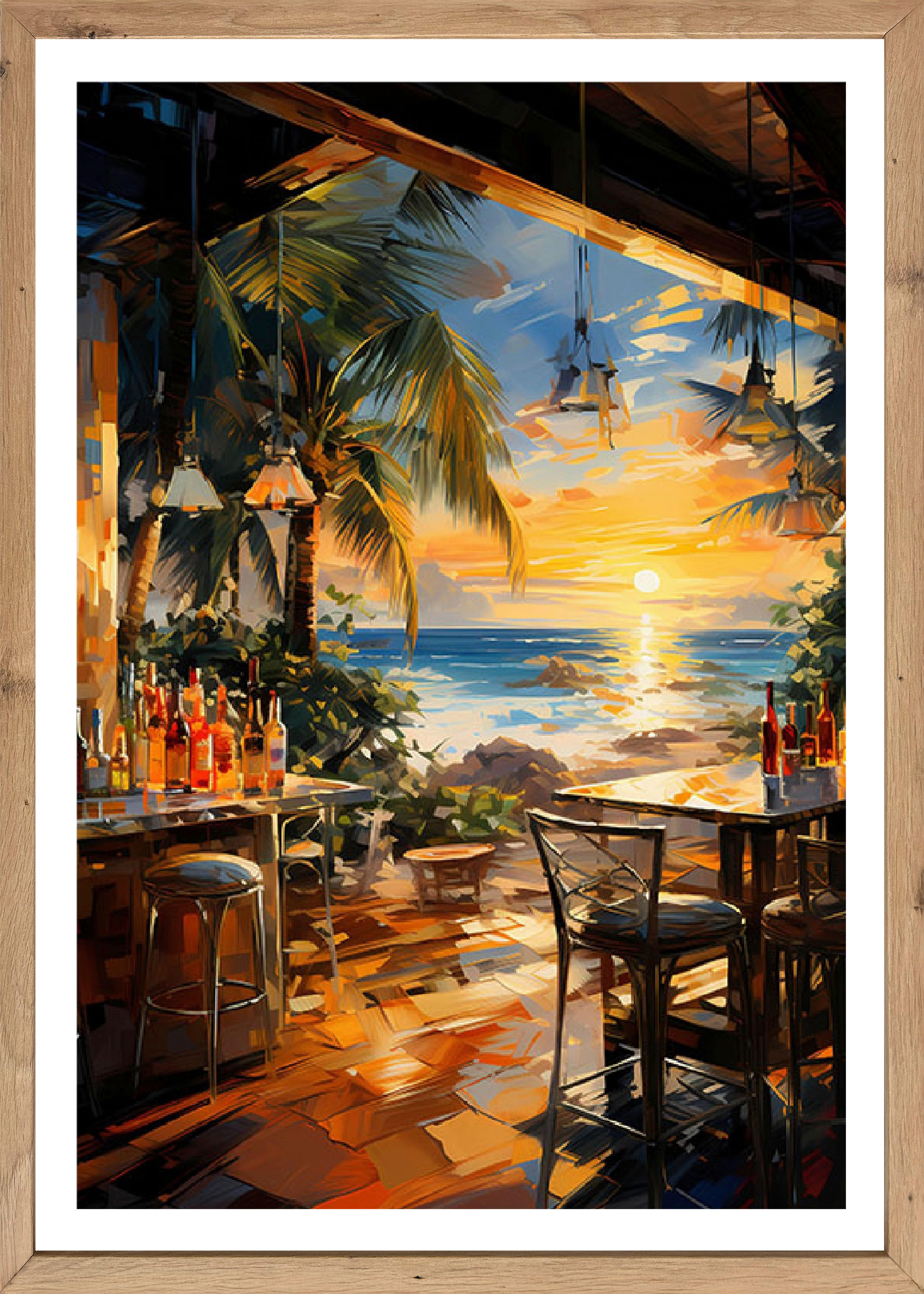 Gerahmtes Bild Meer B/H: ca. 70x50 cm Bild_Cheb 50x70cm - (70,00/50,00cm)