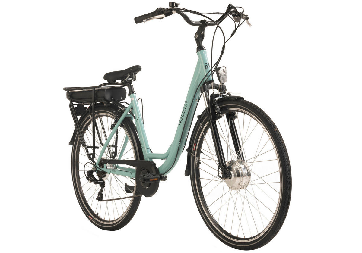 Hollandia City E-Bike Lido 335E 28 Zoll Rahmenhöhe 49 cm 9 Gänge türkis türkis ca. 250 W ca. 36 V ca. 28 Zoll Lido - türkis - Hollandia