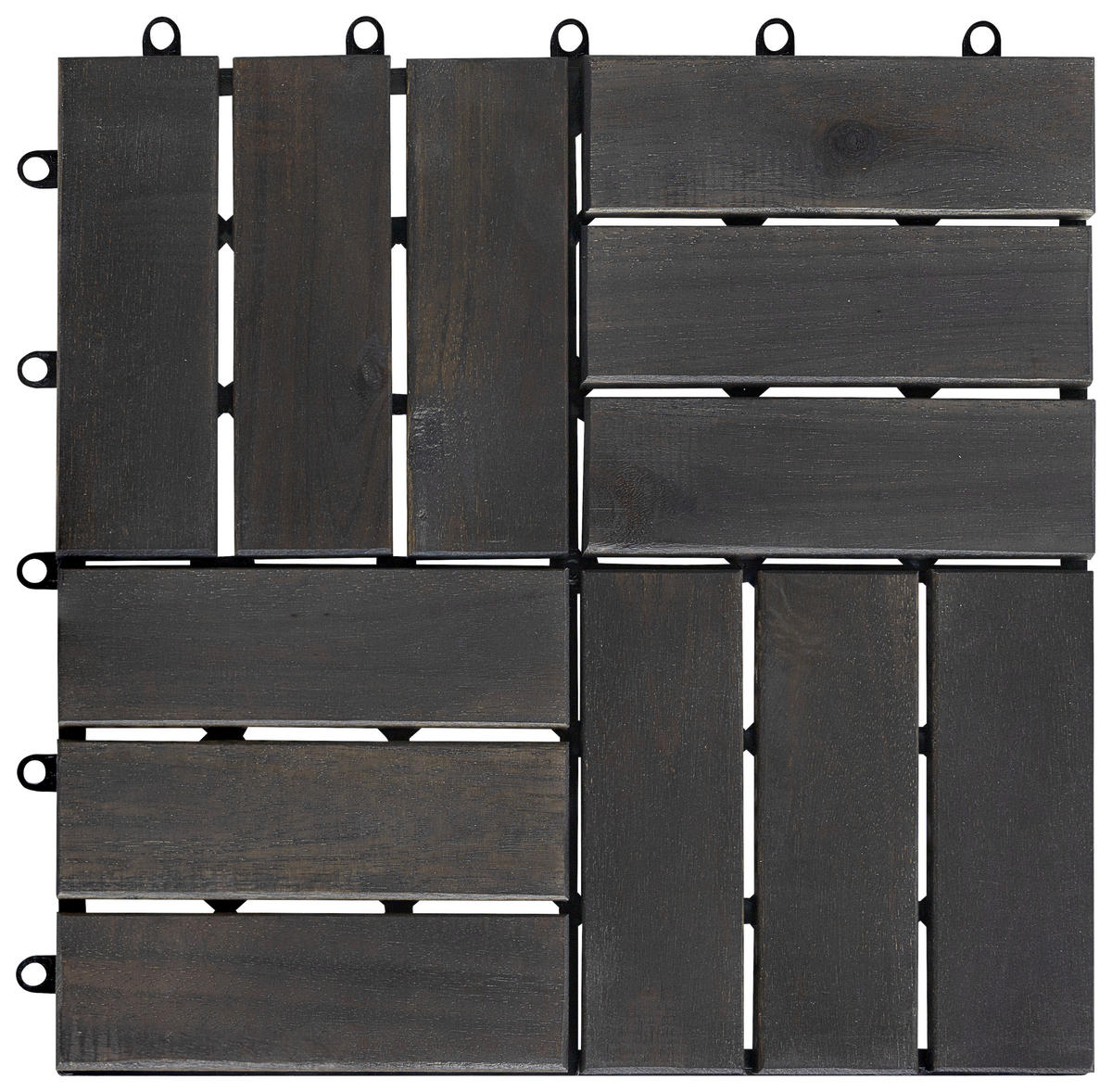 POCOline Terrassenfliese Anthrazit anthrazit B/L: ca. 30x30 cm Anthrazit - anthrazit (30,00/30,00/2,40cm) - POCOline