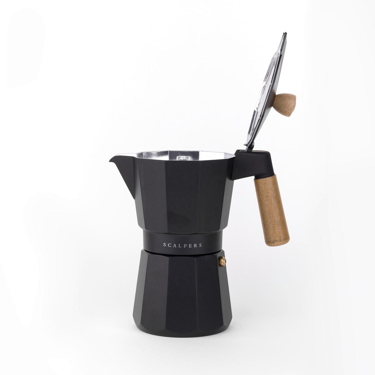 SCALPERS HOME Kaffemaschine schwarz Aluminium B/H/T: ca. 17x20,5x10 cm 365 - schwarz (17,00/20,50/10,00cm) - SCALPERS HOME