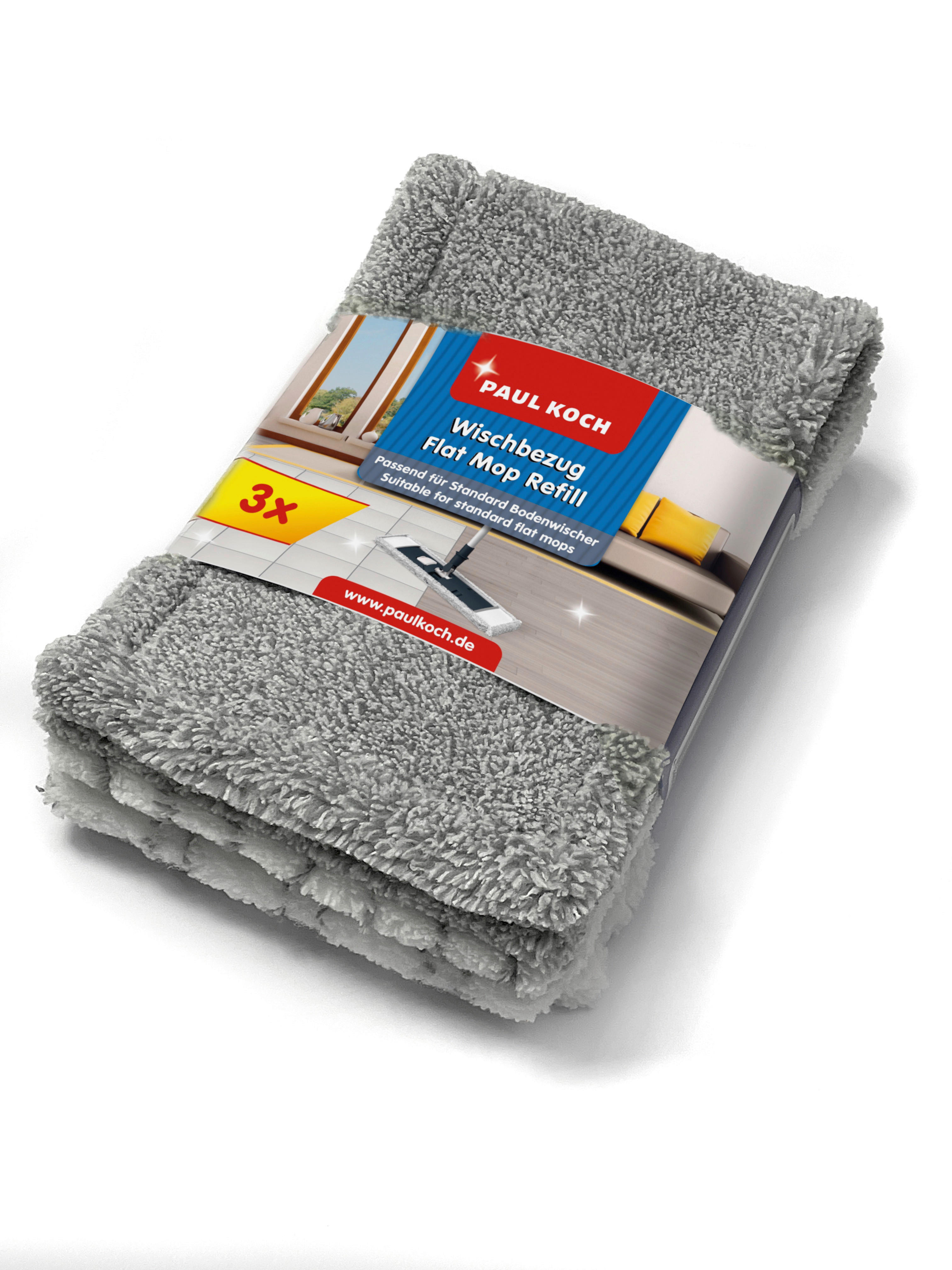 Wischbezug grau