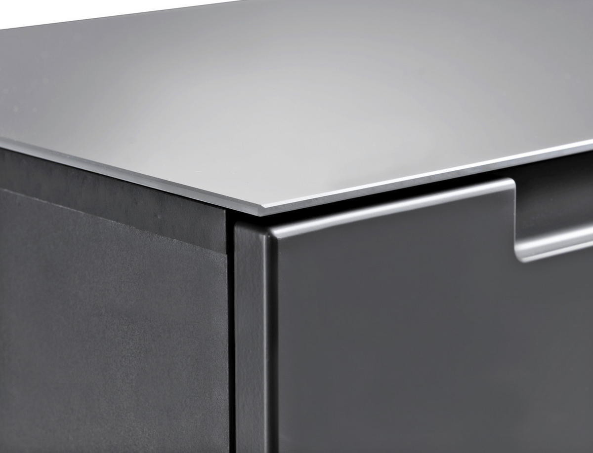 Kommode Mailand anthrazit B/H/T: ca. 97x79x40 cm Mailand - anthrazit (97,00/79,00/40,00cm)