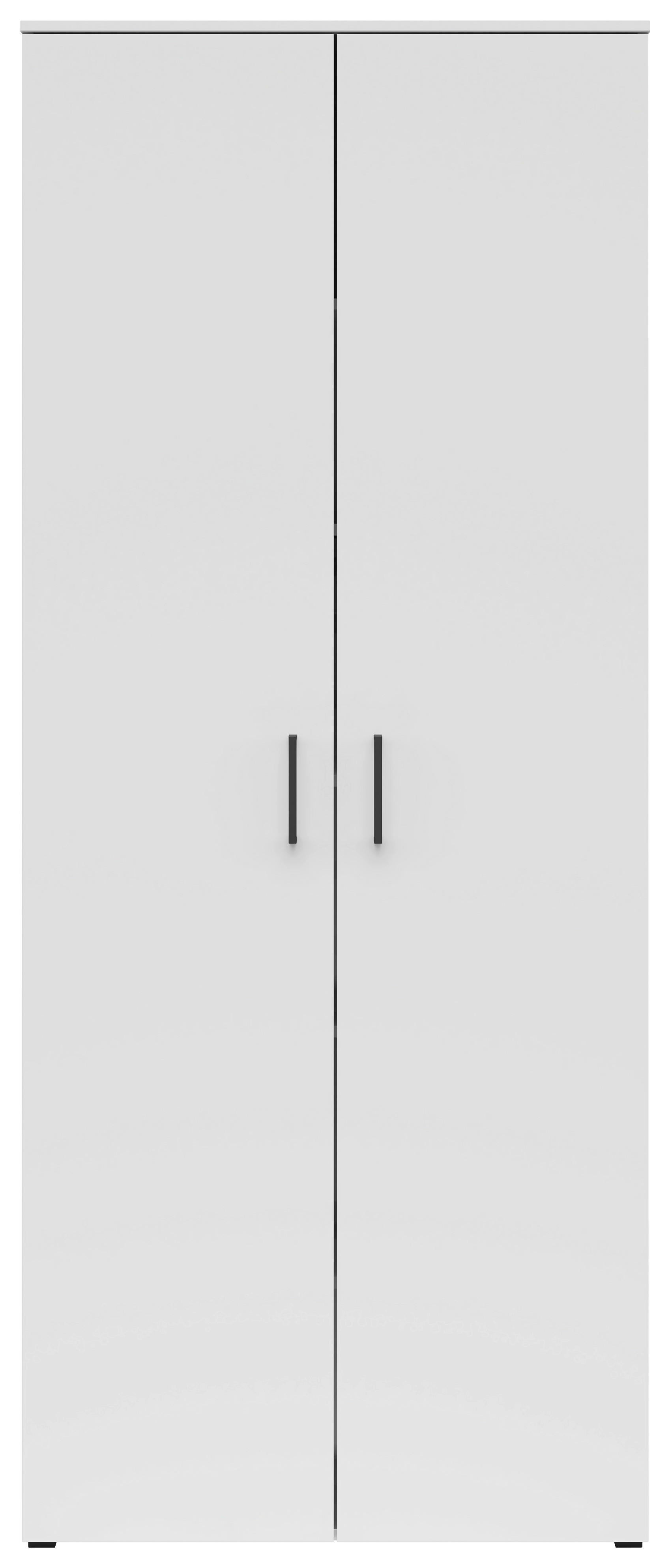 Schrank Multi-Stauraum Typ 37 weiß B/H/T: ca. 80x195x40 cm Multi-Stauraum Typ 37 - weiß (80,00/195,00/40,00cm)