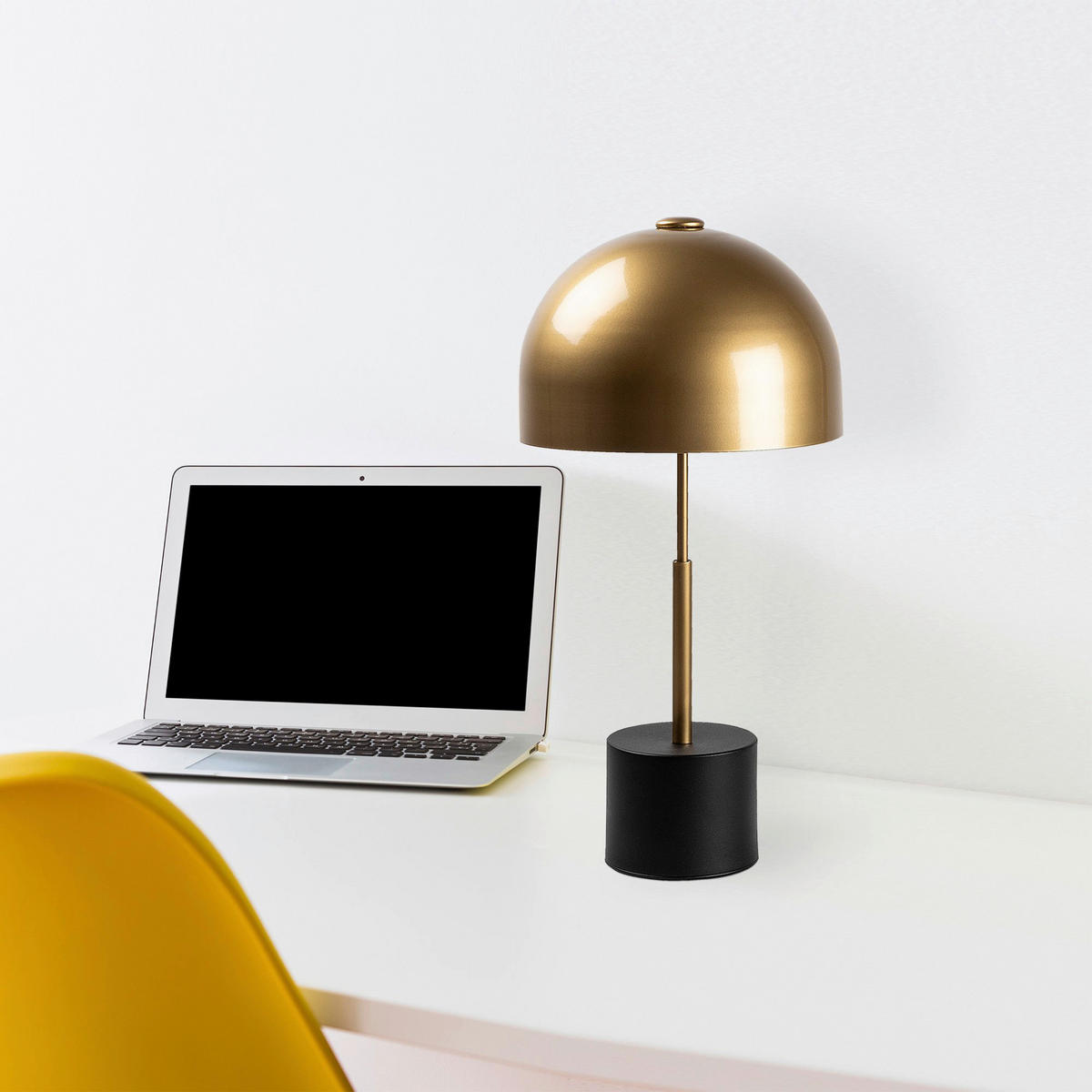 Opviq Tischleuchte Mixed bronze schwarz Metall B/H/T/L/D: ca. 26x53x26x26x26 cm E14 1 Brennstellen Mixed - schwarz/bronze (26,00/26,00/53,00cm) - Opviq