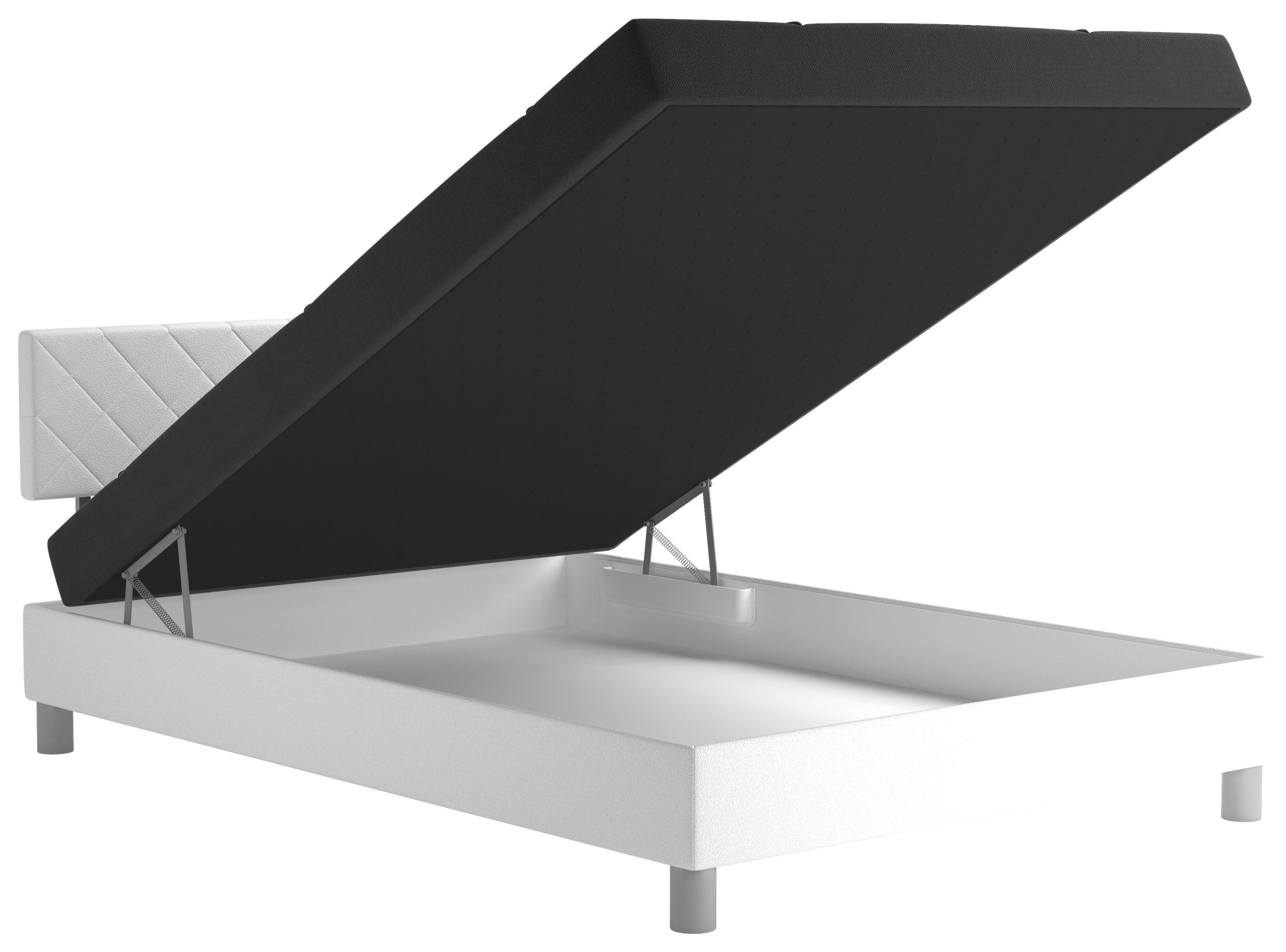grau Monza_Polsterbett - grau (142,00/92,00/205,00cm)
