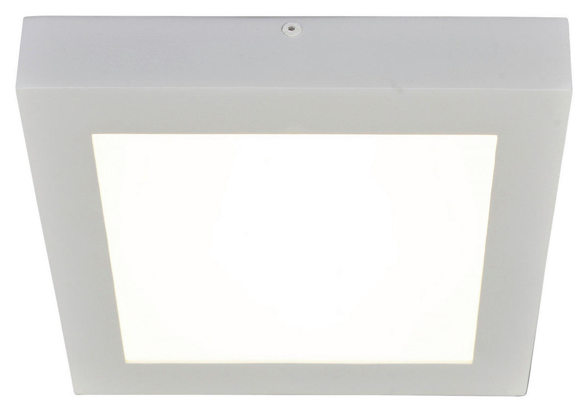 Näve Leuchten LED-Panel 1151626 weiß Kunststoff Metall B/H/T: ca. 16,8x3,9x16,8 cm 1 Brennstellen LED Aufbaupanel - weiß (16,80/3,90/16,80cm) - Näve Leuchten