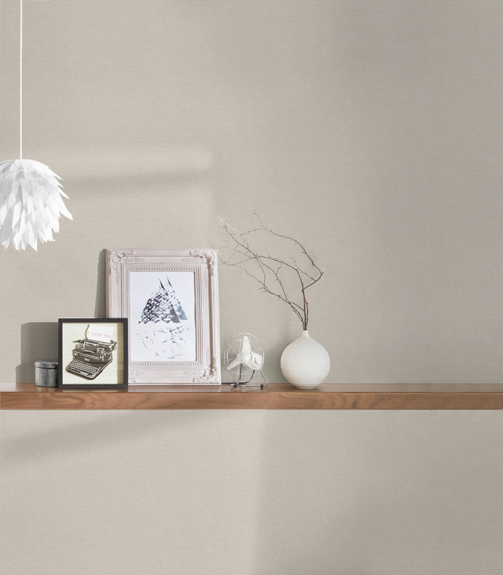 Vliestapete Uni beige B/L: ca. 53x1005 cm Vliestapete_30688-6 VW16 - beige (53,00/1005,00cm)