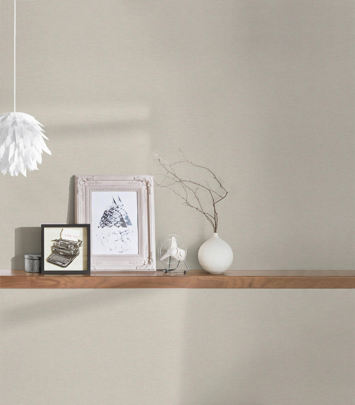 Vliestapete Uni beige B/L: ca. 53x1005 cm Vliestapete_30688-6 VW16 - beige (53,00/1005,00cm)