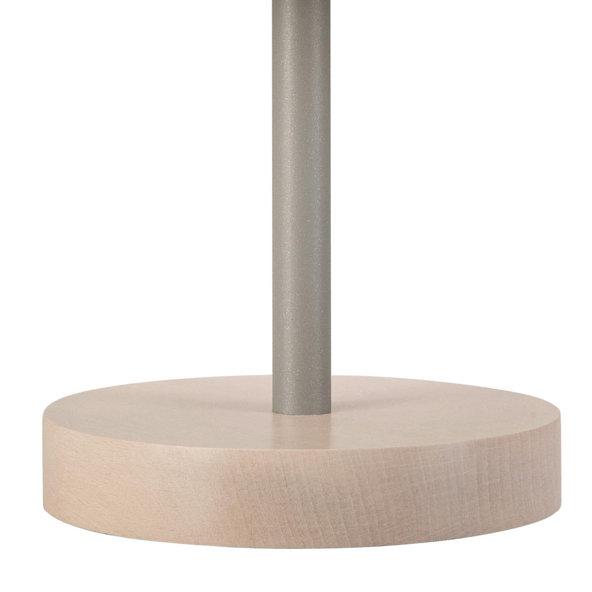 Lamkur Tischleuchte ANDREA 35604 birke weiß Holz Stahl Stoff H/L: ca. 30x16 cm E27 1 Brennstellen Andrea - birke/weiß (16,00cm) - Lamkur