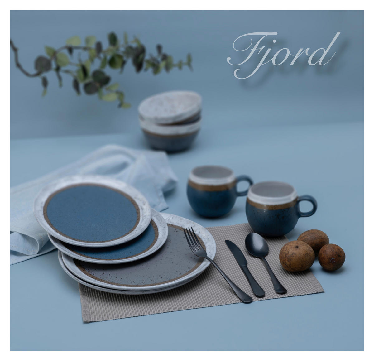 CreaTable Kombiservice Fjord Fjord - multicolor - CreaTable
