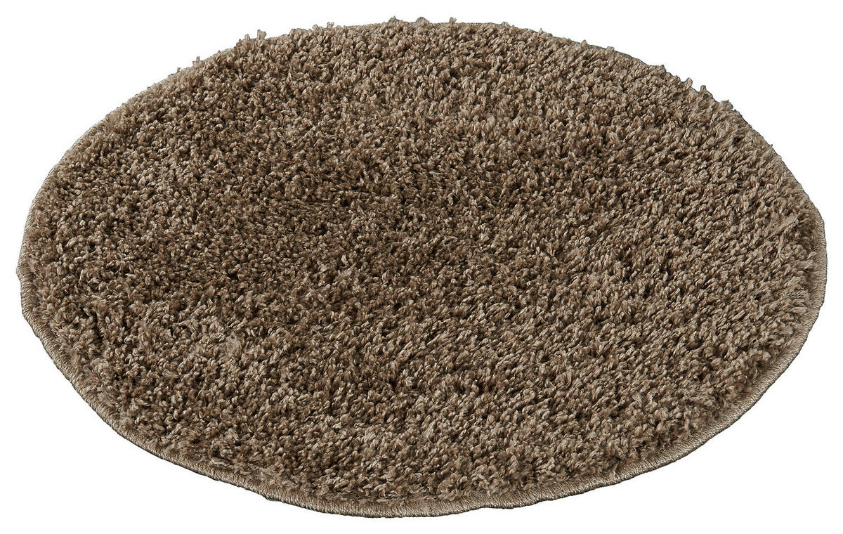 Hochflorteppich Smile taupe D: ca. 67 cm Smile - taupe (67,00cm)