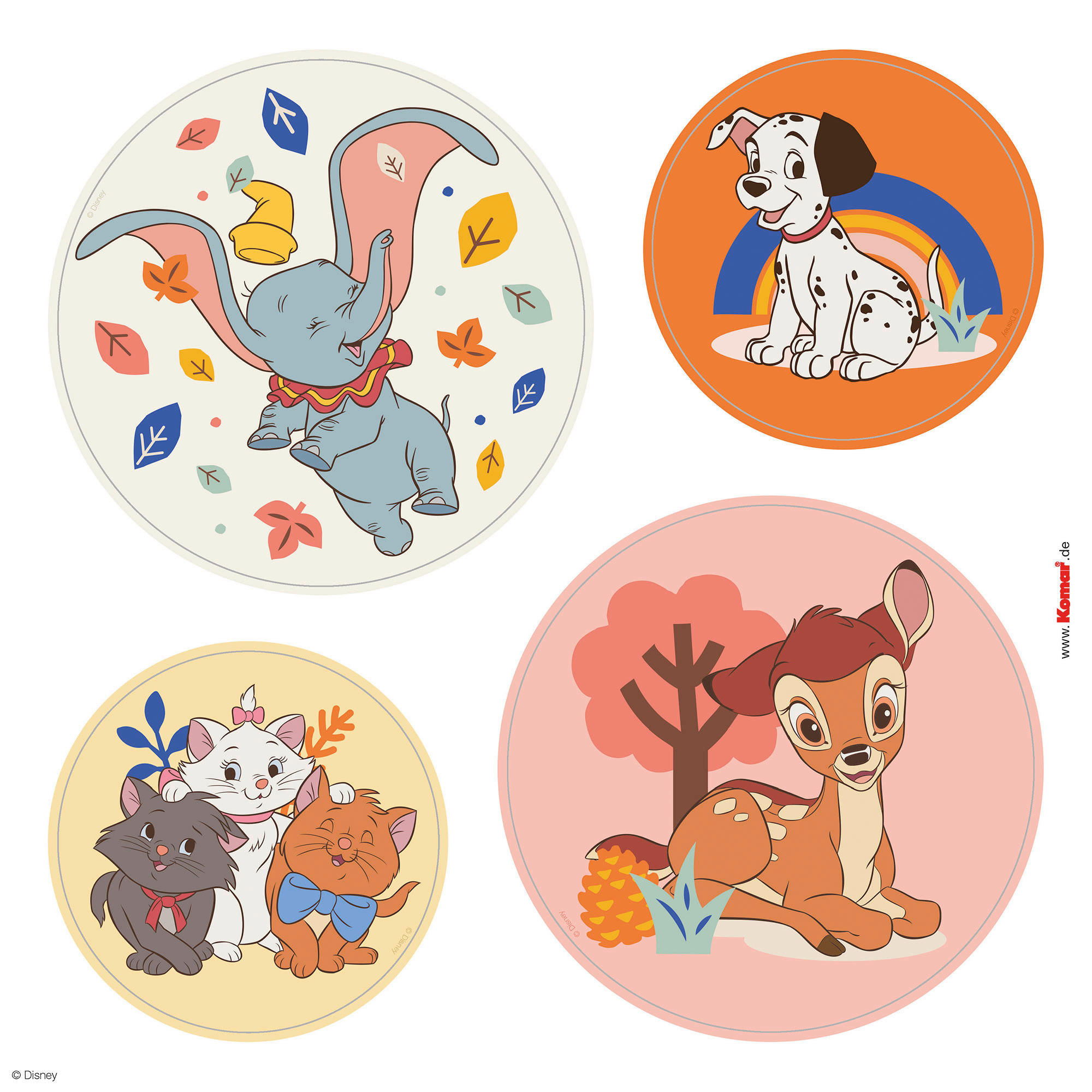 Komar Fenstersticker Better Together  Better Together B/L: ca. 30x30 cm Better Together - (30,00/30,00cm) - Komar