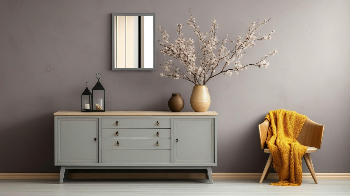 Mirrors&More Rahmenspiegel ELENOR grau silber Optik B/H/T: ca. 34x45x1,5 cm ELENOR - silber/grau (34,00/45,00/1,50cm) - Mirrors&More