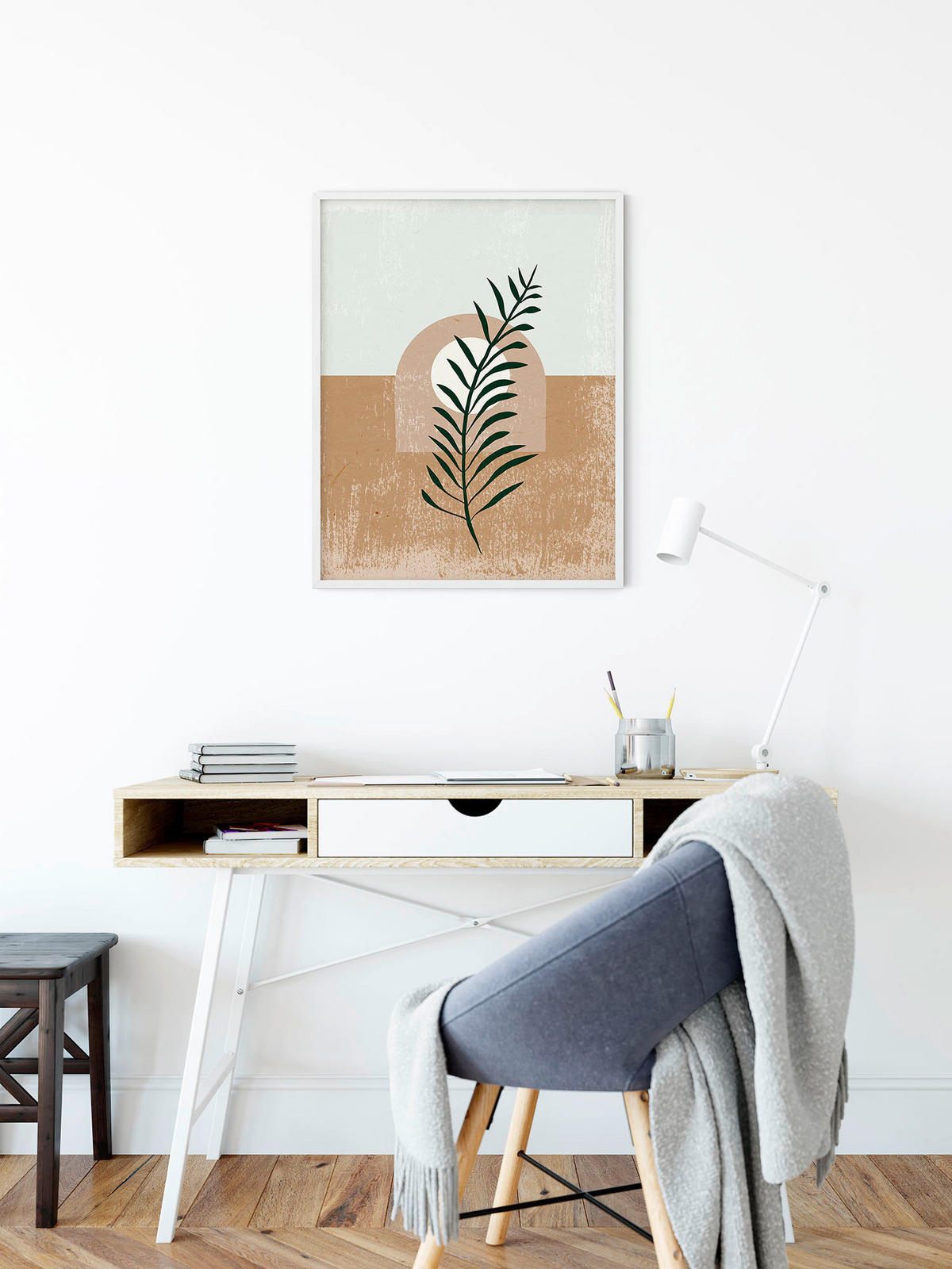 Komar Poster Silence Full Moon Pflanzen B/L: ca. 30x40 cm Silence Full Moon - (30,00/40,00cm) - Komar