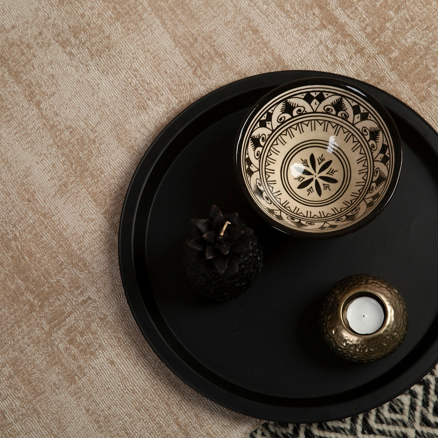 Thumbnail - Obsession Teppich My Indigenous beige B/L: ca. 140x200 cm